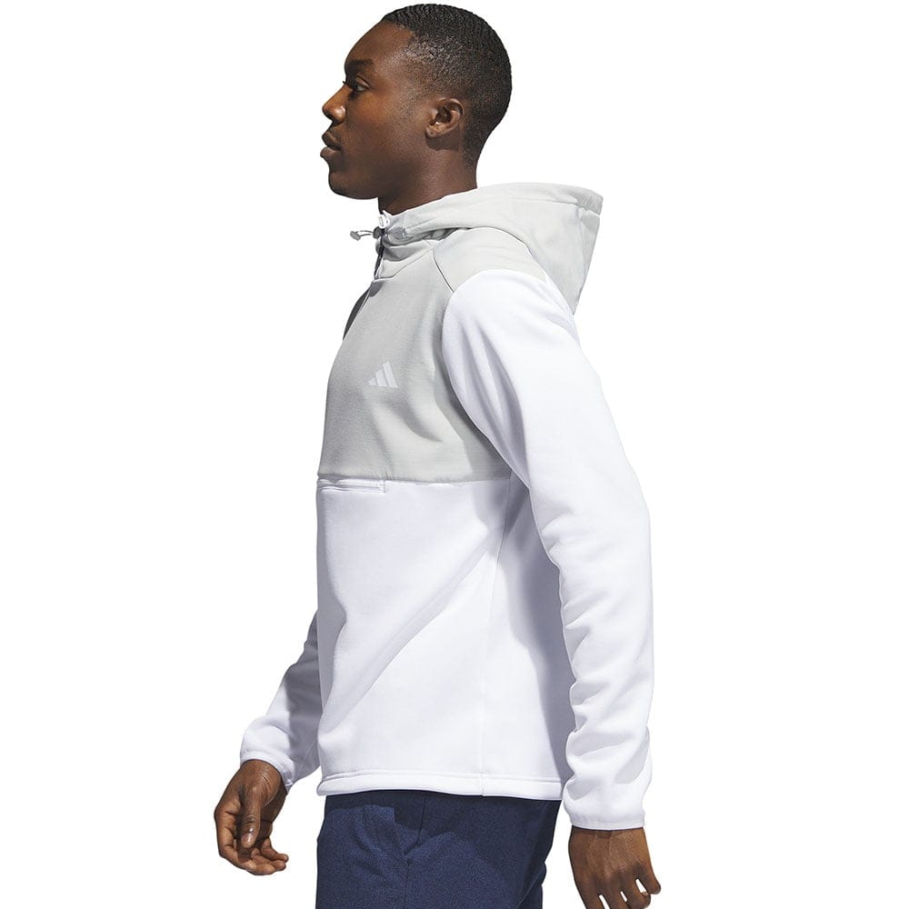 adidas Hooded Texture Anorak - White