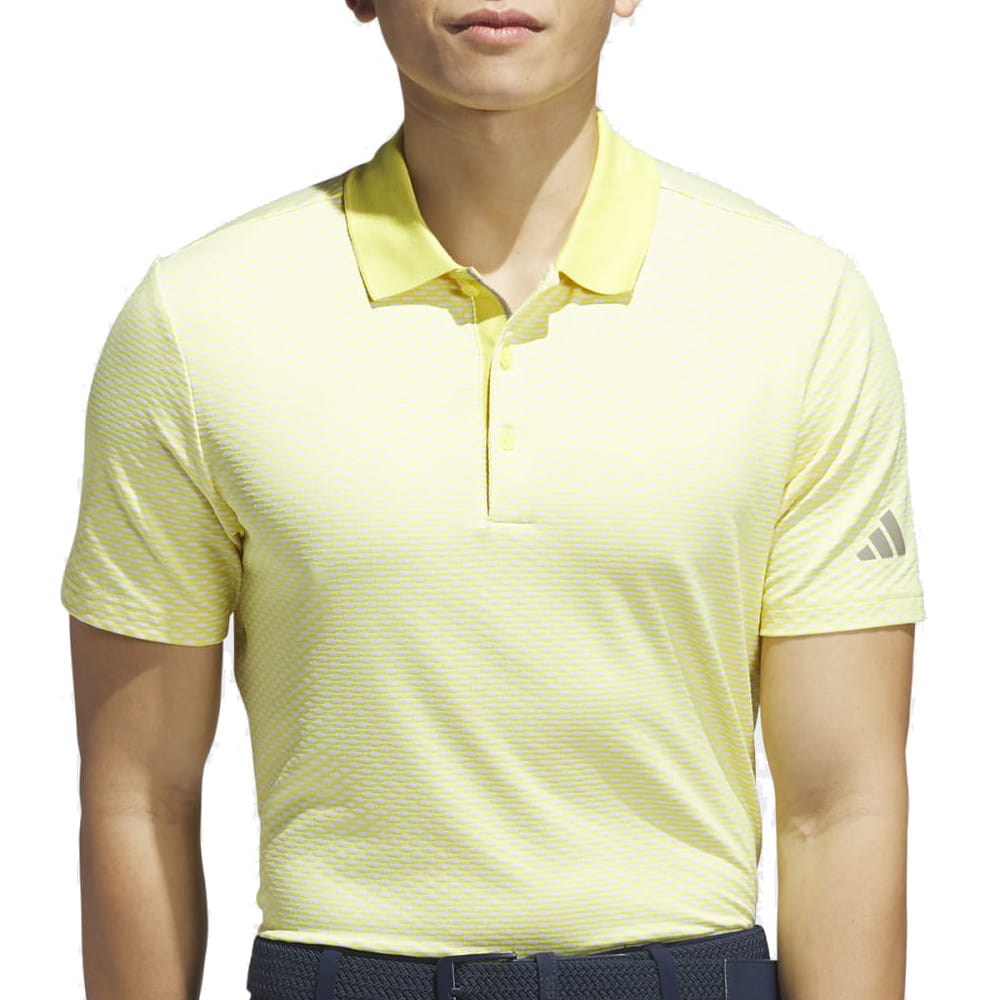 adidas Beyond The Course Textured Polo Shirt - Pure Sulfur