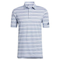 adidas Heather Snap Polo Shirt - Crew Navy/White