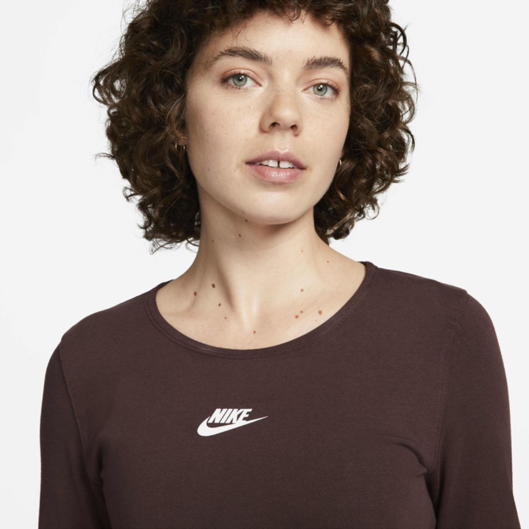 Sportswear Long-Sleeve Crop Top
