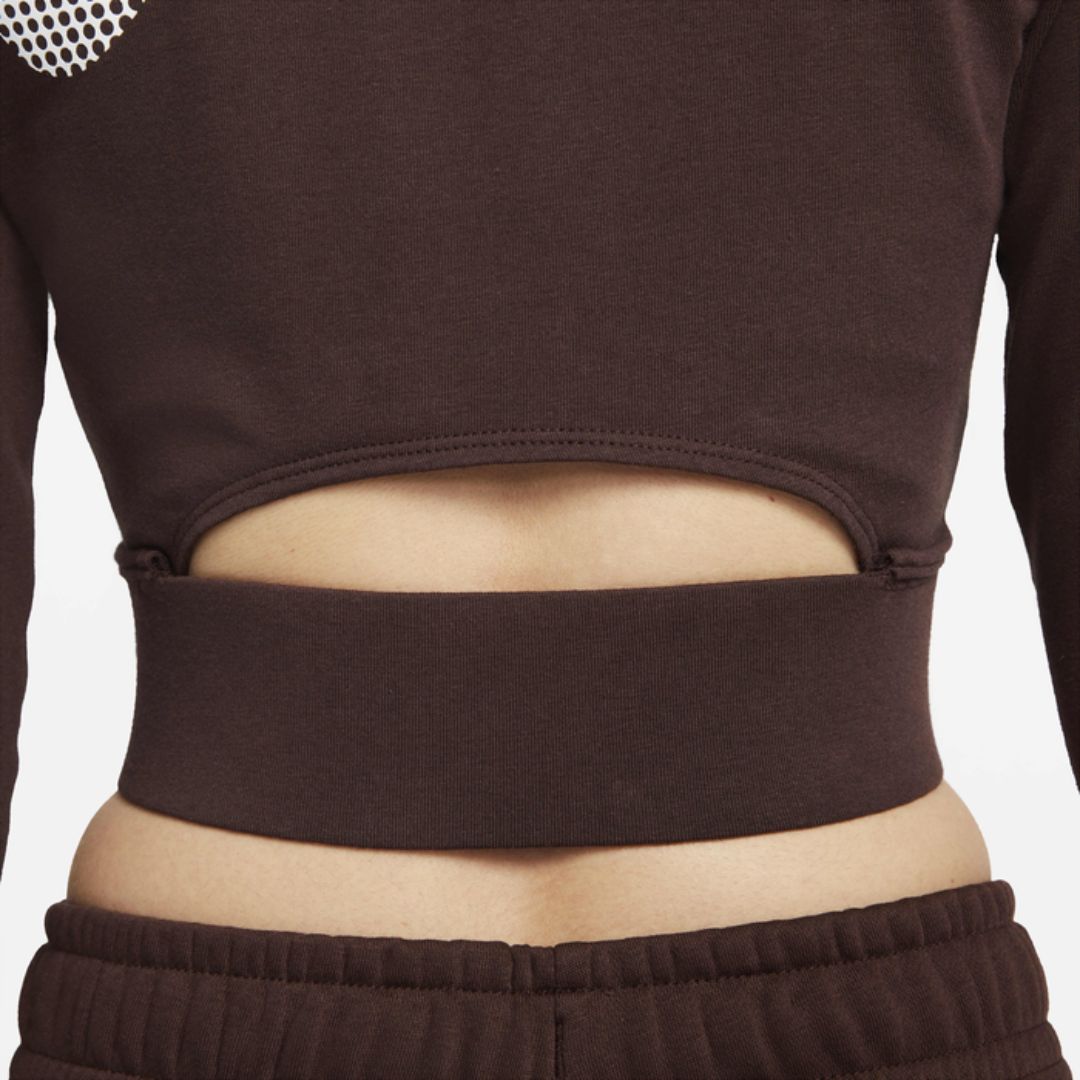 Sportswear Long-Sleeve Crop Top