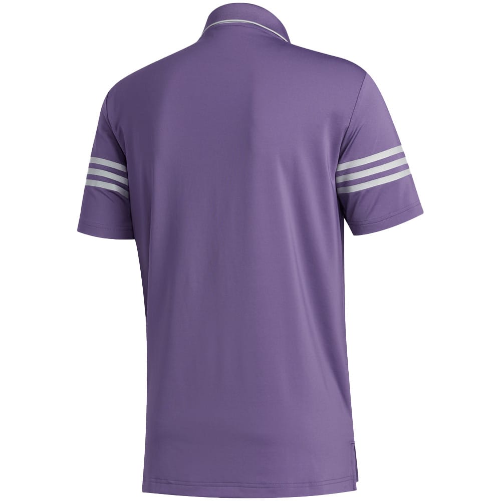 adidas Ultimate365 Blocked Polo Shirt - Purple/Grey Two