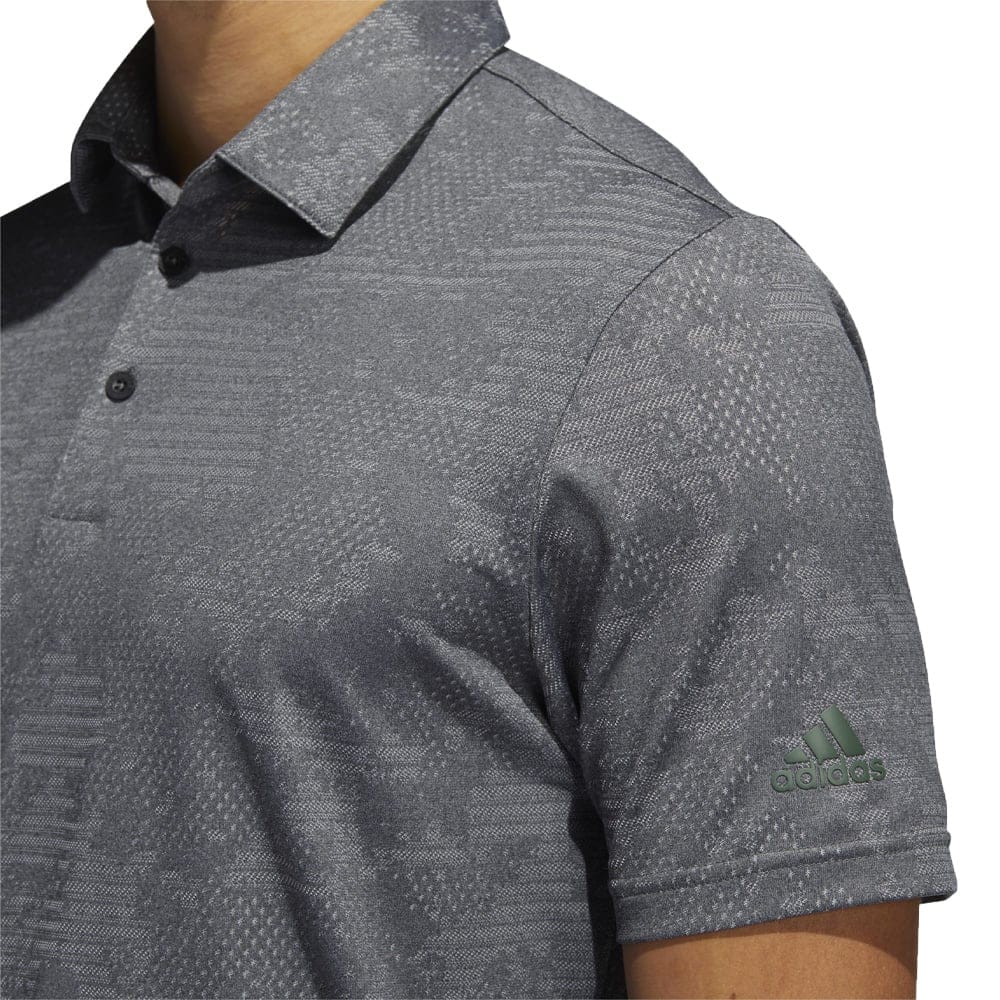 adidas Camo Polo - Black/Grey Three