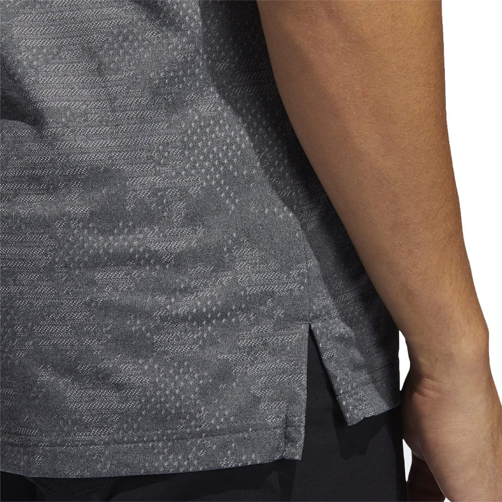 adidas Camo Polo - Black/Grey Three