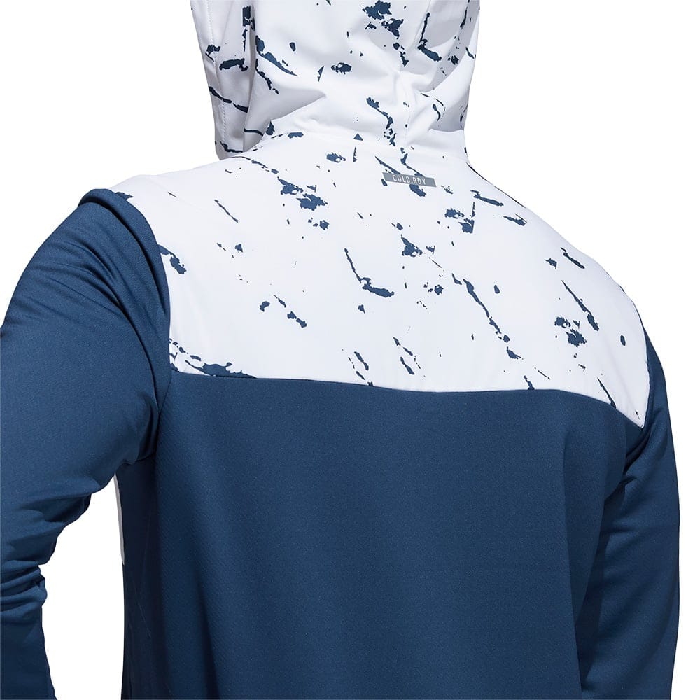 adidas Primeblue COLD.RDY 1/4 Zip Pullover - Crew Navy/White