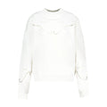 Isabel Marant Beaded Embroidered Sweatshirt — White