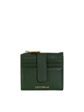 Coccinelle Grained Leather Wallet — Green