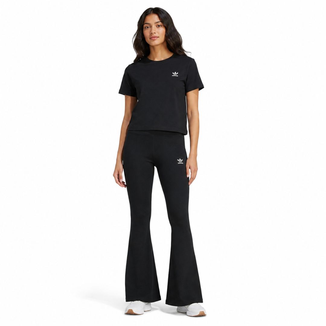 Essentials Rib Flared Leggings