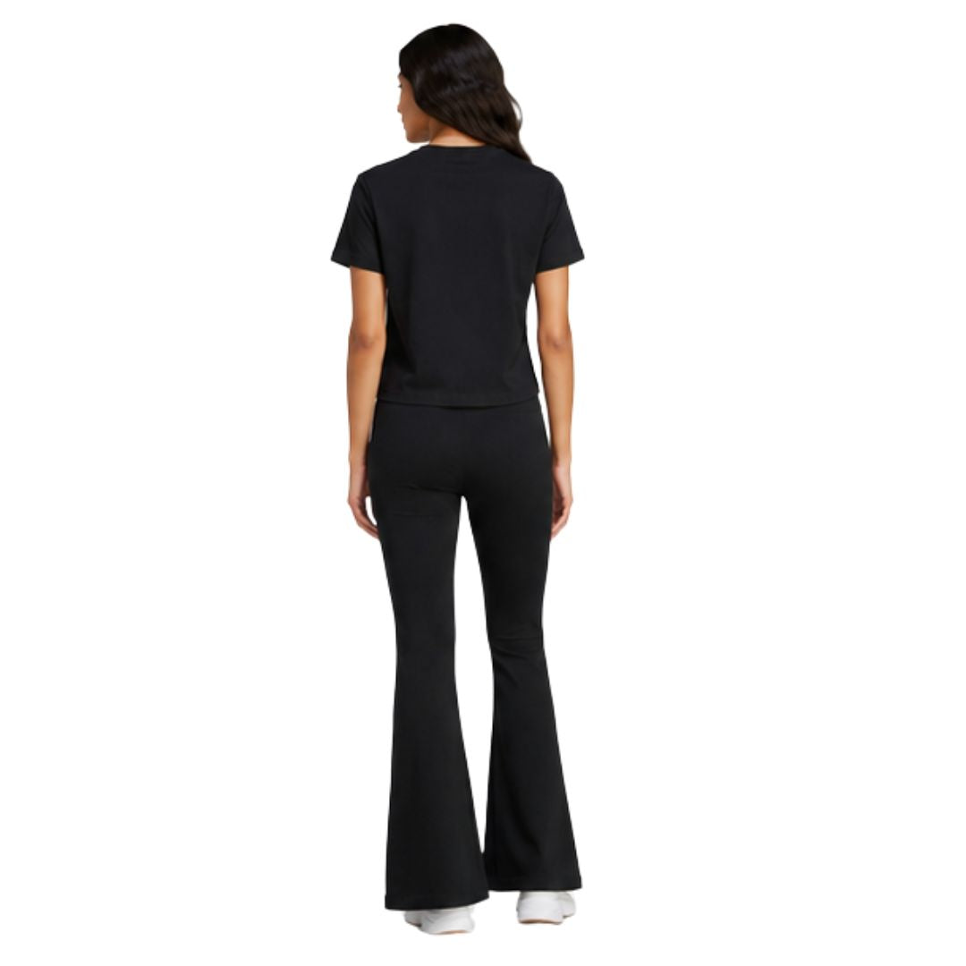 Essentials Rib Flared Leggings