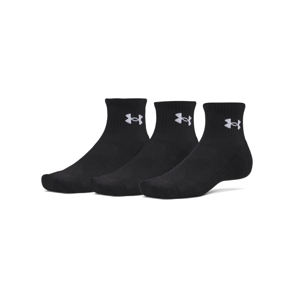 UA Performance Cotton 3-Pack Quarter Socks