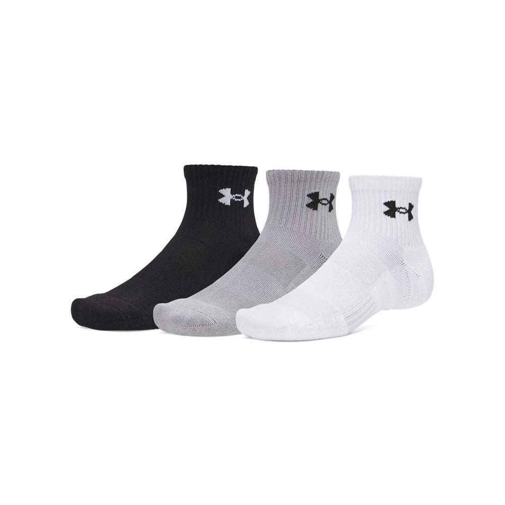 UA Performance Cotton 3-Pack Quarter Socks
