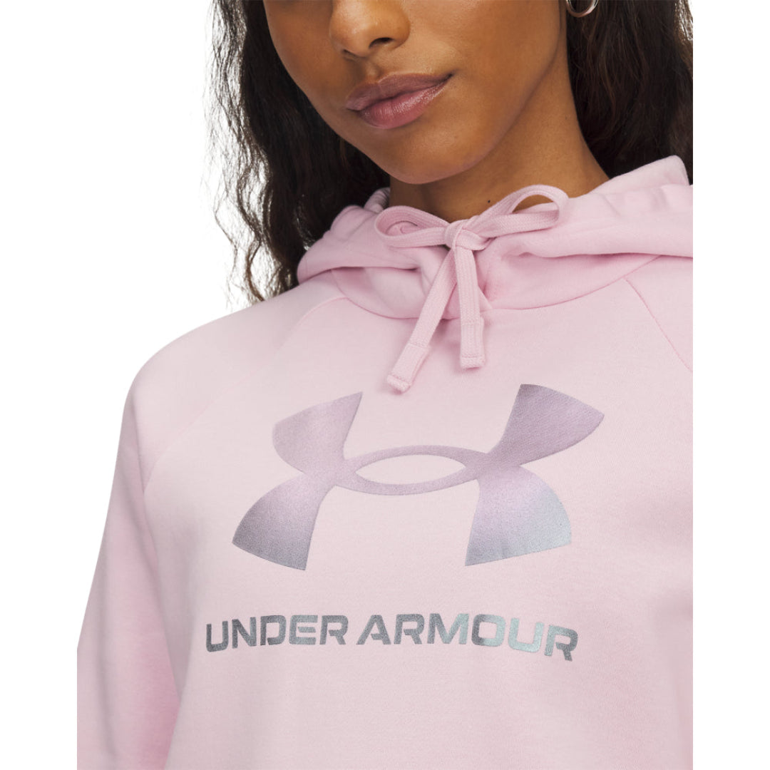 UA Rival Fleece Shimmer Hoodie