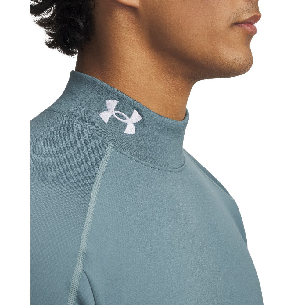 UA Cold Weather Grid Long Sleeve Mock Neck Top